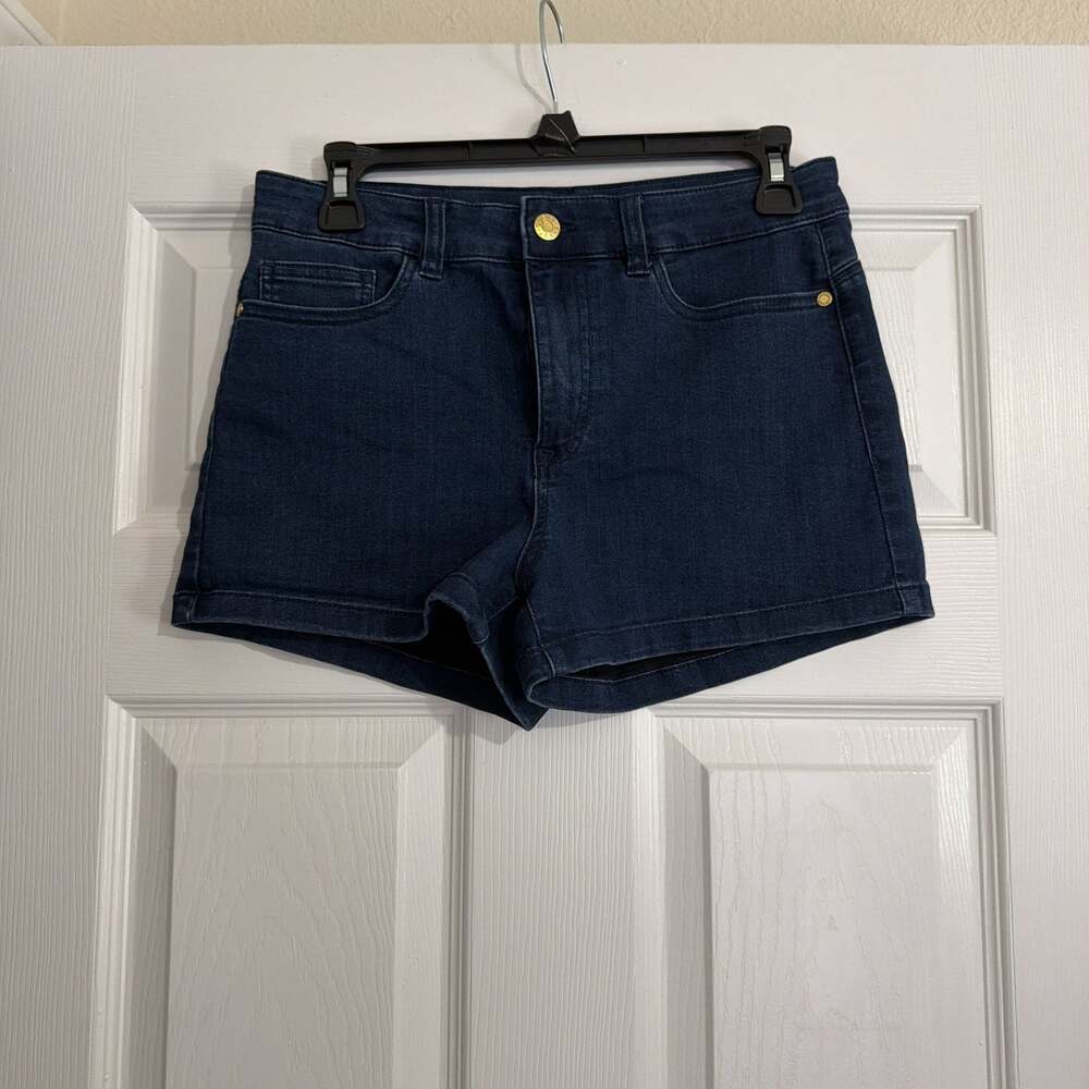 Guess Dark Wash Denim Shorts, High-Waisted Jean Shorts, Size XS